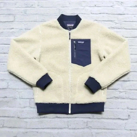 PATAGONIA WOOLYESTER FLEECE JACKET 
OATMEAL HEATHER SIZE M - Picture 2 of 8